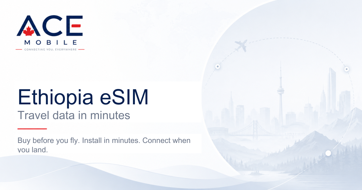 Ethiopia eSIM Plans | ACE Mobile